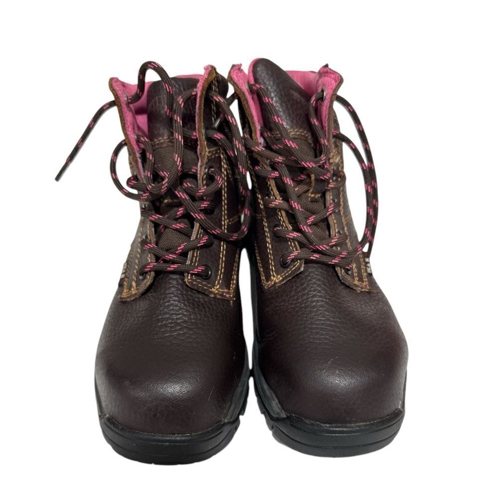 WOLVERINE WOMEN'S "PIPER"
BROWN LEATHER BOOTS EUC